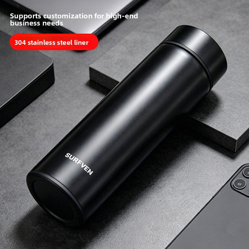 Intelligent temperature stainless steel thermos cup