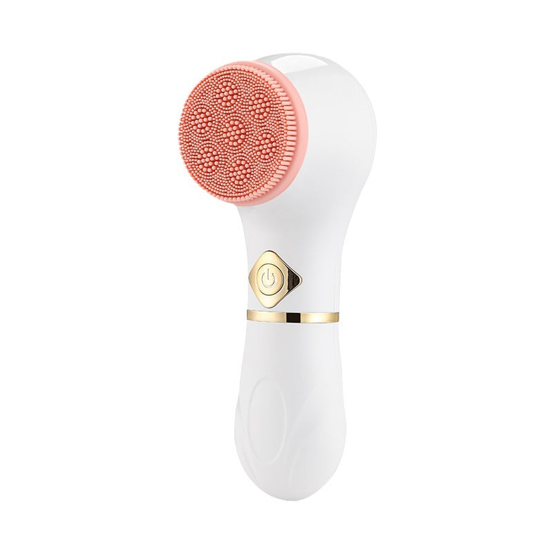 Silicone facial cleansing brush